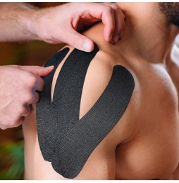 Taśma Kinezjologiczna Kinesio Tape Tejp Wodoodporna 5mx5cm Taping Sport Rehabilitacja Fitness Siłownia