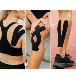 Taśma Kinezjologiczna Kinesio Tape Tejp Wodoodporna 5mx5cm Taping Sport Rehabilitacja Fitness Siłownia