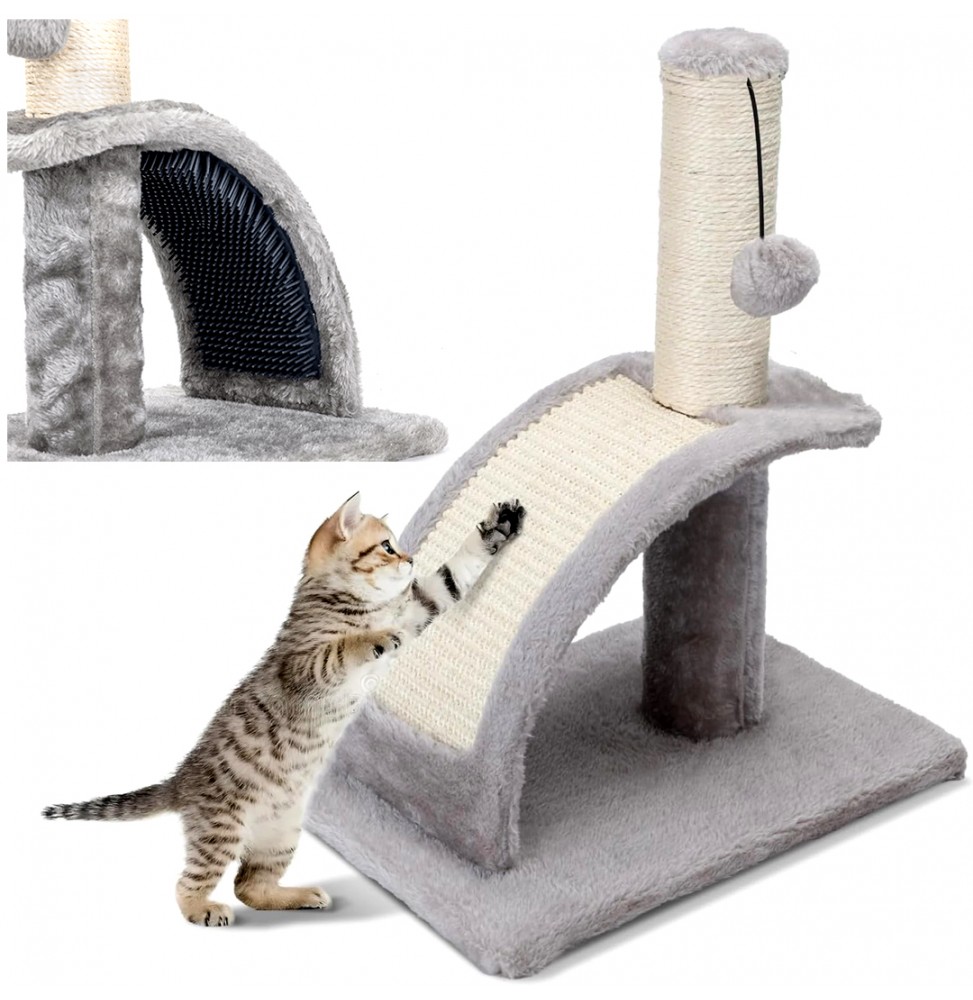Drapak dla Kota Legowisko Pluszowe Słupek do Drapania Zabawka Piłeczka