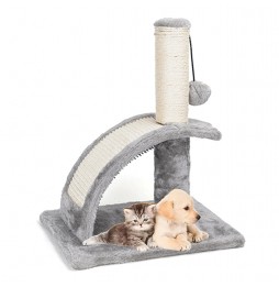 Drapak dla Kota Legowisko Pluszowe Słupek do Drapania Zabawka Piłeczka