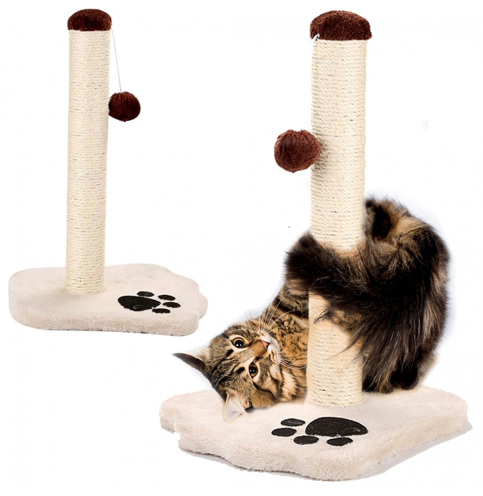Drapak dla Kota Słupek Sizalowy Wieża Legowisko Piłeczka Zabawka Kocięta