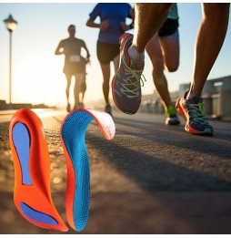 Wkładki do Butów Sportowe Ortopedyczne Amortyzujące Memory Foam 43–45