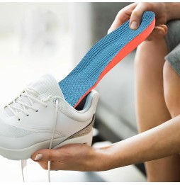 Wkładki do Butów Sportowe Ortopedyczne Amortyzujące Memory Foam 43–45