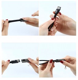 Kabel USB-C – USB-A Brelok Smycz Szybkie Ładowanie + Transfer Danych