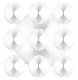 10x Uchwyt Organizer Klips do Kabli Przewodów Samoprzylepny Mocny Uchwyt