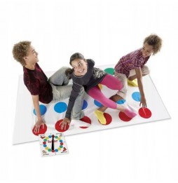 Gra Twister Klasyczna Planszowa Zręcznościowa Ruchowa Imprezowa Dla Dzieci i Dorosłych