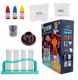Mały Chemik Zestaw Eksperymenty Naukowe Edukacyjna Zabawa Dla Dzieci Wulkan