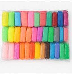 Ciastolina Piankolina Masa Plastyczna Kreatywna 36 Kolorów Zestaw Dla Dzieci