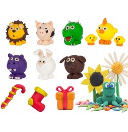 Ciastolina Piankolina Masa Plastyczna Kreatywna 36 Kolorów Zestaw Dla Dzieci