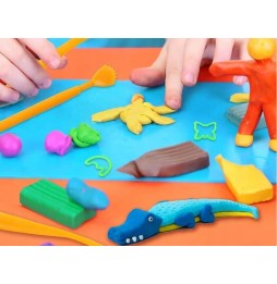 Ciastolina Piankolina Masa Plastyczna Kreatywna 36 Kolorów Zestaw Dla Dzieci