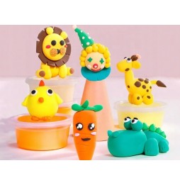 Ciastolina Piankolina Masa Plastyczna Kreatywna 36 Kolorów Zestaw Dla Dzieci