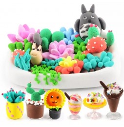 Ciastolina Piankolina Masa Plastyczna Kreatywna 36 Kolorów Zestaw Dla Dzieci