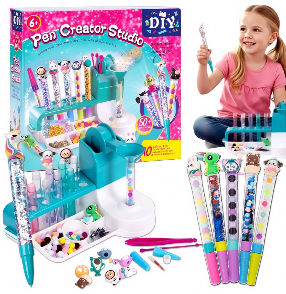 Fabryka Długopisów Zestaw Kreatywny DIY Pen Creator Zabawka Dla Dzieci