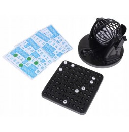 Bingo Gra Rodzinna Lotto Loteria Maszyna Losująca 90 Kulek