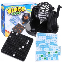 Bingo Gra Rodzinna Lotto Loteria Maszyna Losująca 90 Kulek