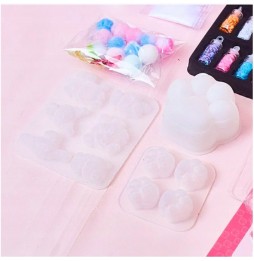 Zestaw Do Robienia Gniotków Kocia Łapa Squishy Slime DIY Dla Dzieci