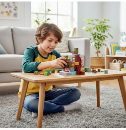 Klocki Magnetyczne Konstrukcyjne Piksele 3D Kwadratowe Budowlane Bloki 192el + 6 figurek