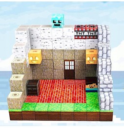 Klocki Magnetyczne Sześciany Budowanie 3D Zestaw Edukacyjny Kreatywny 150el