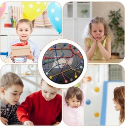 Układanka Logiczna Rozplątywanie Lin Gra Edukacyjna KNOT ROPE dla Dzieci