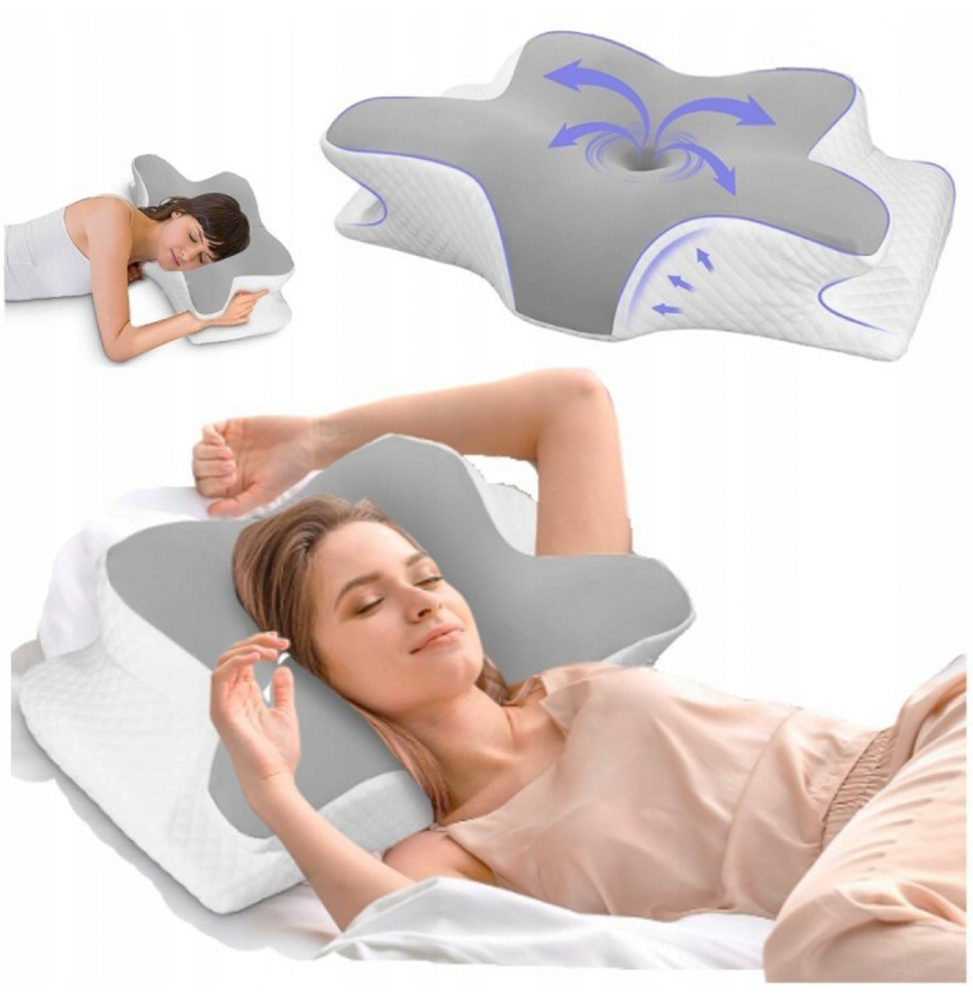 Poduszka Ortopedyczna Memory Foam Ergonomiczna Do Spania Na Kark