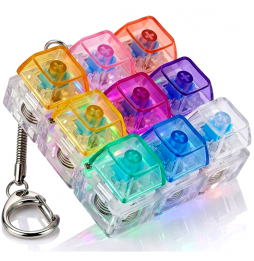Klawiatura Mechaniczna LED Klikacz Antystresowy Brelok Fidget Switch Kliker