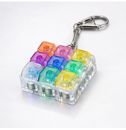 Klawiatura Mechaniczna LED Klikacz Antystresowy Brelok Fidget Switch Kliker