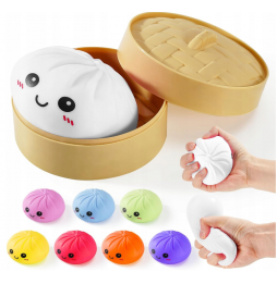 Gniotek Antystresowy Pieróg Squishy Dumpling Zabawka Sensoryczna