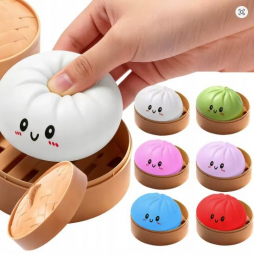 Gniotek Antystresowy Pieróg Squishy Dumpling Zabawka Sensoryczna