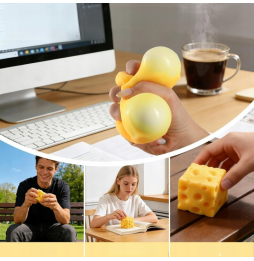 Duży Gniotek Antystresowy SER 10 cm Squishy Mochi Miękki Sensoryczny HIT