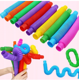 Rurki Sensoryczne Tuby Pop XXL 20 szt Antystresowe Edukacyjne dla dzieci