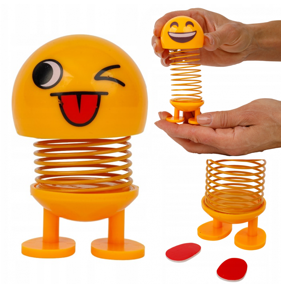 Zabawka Antystresowa Emoji Kiwak Sprężynka Odstresowująca Gadżet dla dzieci