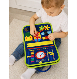 Tablica Manipulacyjna Sensoryczna Montessori Edukacyjna Walizka XXL dla dzieci