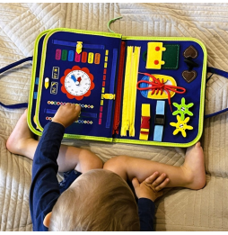 Tablica Manipulacyjna Sensoryczna Montessori Edukacyjna Walizka XXL dla dzieci