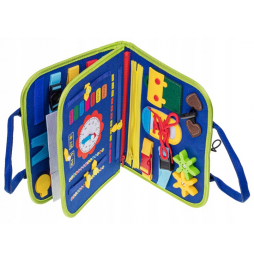 Tablica Manipulacyjna Sensoryczna Montessori Edukacyjna Walizka XXL dla dzieci