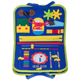 Tablica Manipulacyjna Sensoryczna Montessori Edukacyjna Walizka XXL dla dzieci