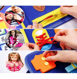 Tablica Manipulacyjna Sensoryczna Montessori Edukacyjna Walizka XXL dla dzieci