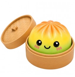 Duży Pieróg Gniotek Antystresowy Squishy Dumpling XXL Tęczowy Sensoryczny