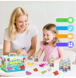 Wodne Żele 3D Aqua Gel XXL 12 Kolorów Zestaw Kreatywny Dla Dzieci