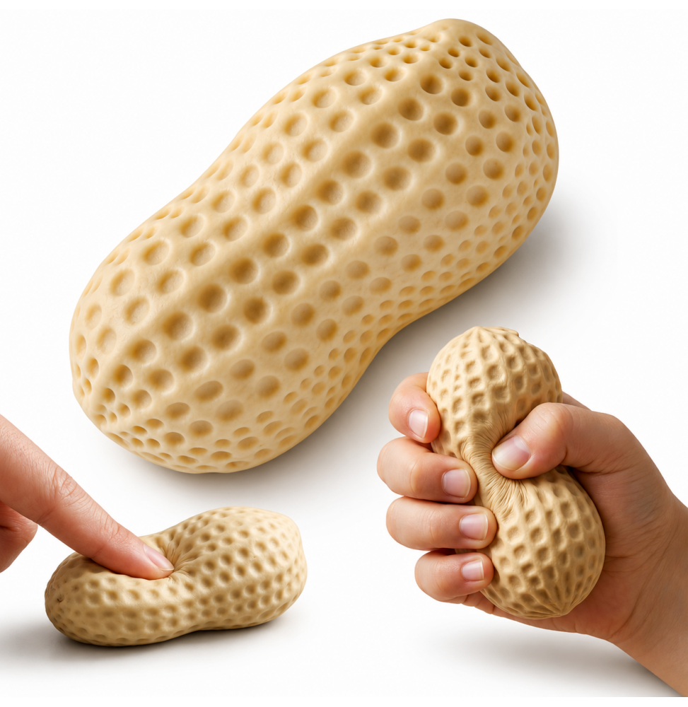 Gniotek Orzeszek Squishy Antystresowy Sensoryczny Slow Rising do Ściskania