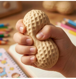 Gniotek Orzeszek Squishy Antystresowy Sensoryczny Slow Rising do Ściskania