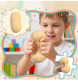 Gniotek Orzeszek Squishy Antystresowy Sensoryczny Slow Rising do Ściskania