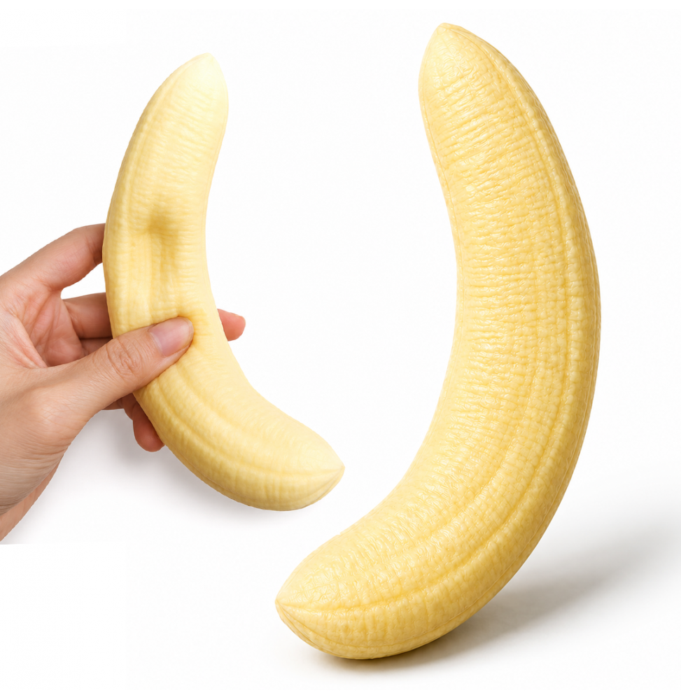Gniotek Banan Squishy XXL Antystresowy Sensoryczny do Ściskania 17 cm HIT