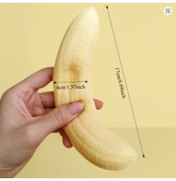 Gniotek Banan Squishy XXL Antystresowy Sensoryczny do Ściskania 17 cm HIT