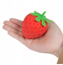 Gniotek Truskawka Squishy Antystresowy Sensoryczny Slow Rising Miękki