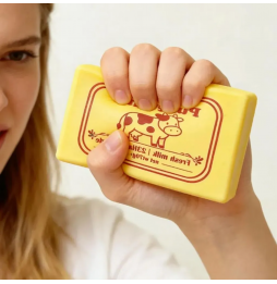 Gniotek Masło Butter Squishy Antystresowy Sensoryczny Pachnący Kostka Masła
