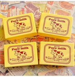 Gniotek Masło Butter Squishy Antystresowy Sensoryczny Pachnący Kostka Masła