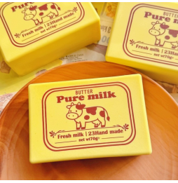 Gniotek Masło Butter Squishy Antystresowy Sensoryczny Pachnący Kostka Masła