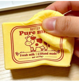 Gniotek Masło Butter Squishy Antystresowy Sensoryczny Pachnący Kostka Masła