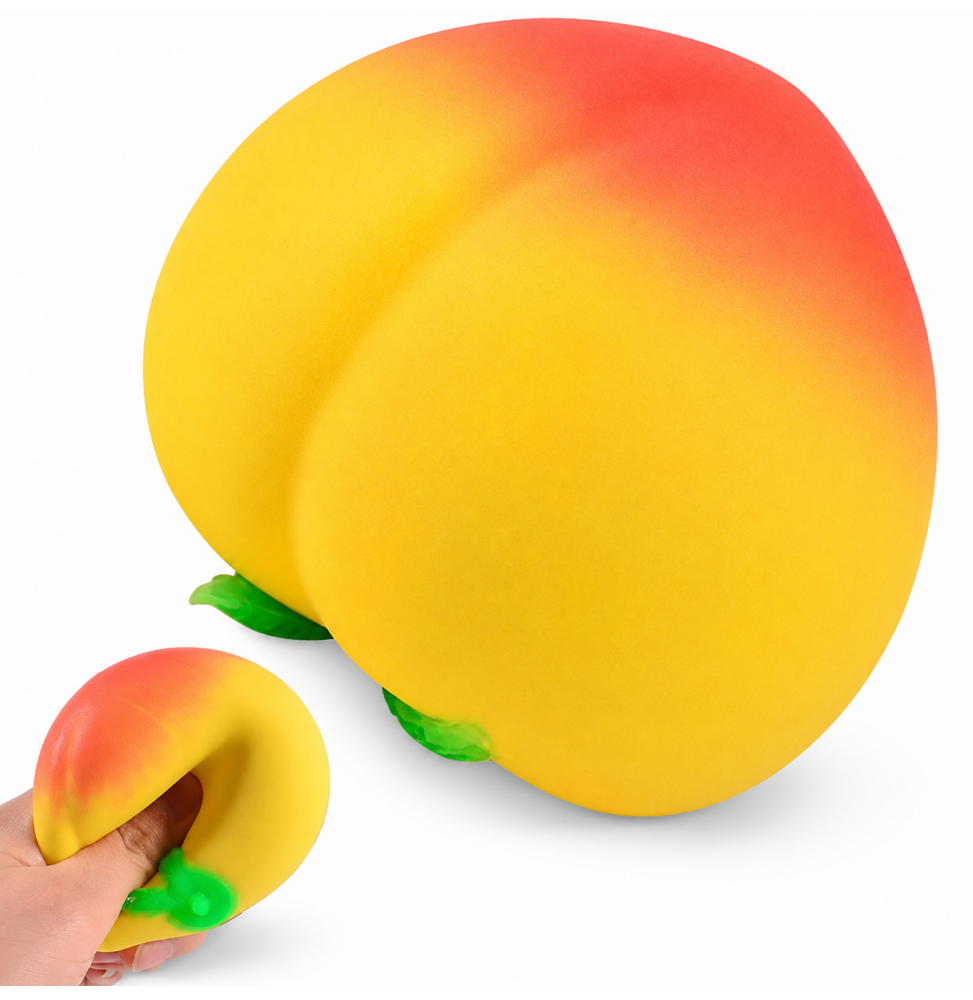 Brzoskwinia Squishy Gniotek Antystresowy Sensoryczny 7 cm do Ściskania