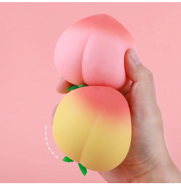Brzoskwinia Squishy Gniotek Antystresowy Sensoryczny 7 cm do Ściskania